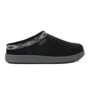 Keen Women's Elle Black/Magnet Suede Mules Sz 9